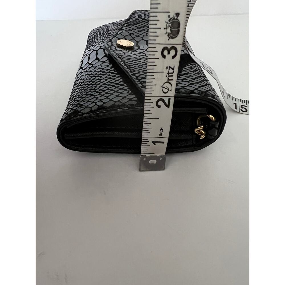 Michael Kors Women's Phone Crossbody Wallet Purse Black Genuine Leather Bag - Picture 11 of 11